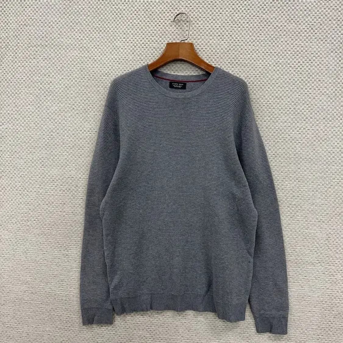 자라 ZARA 캐주얼 라운드넥 골지 니트 100 D00551 상품이미지1