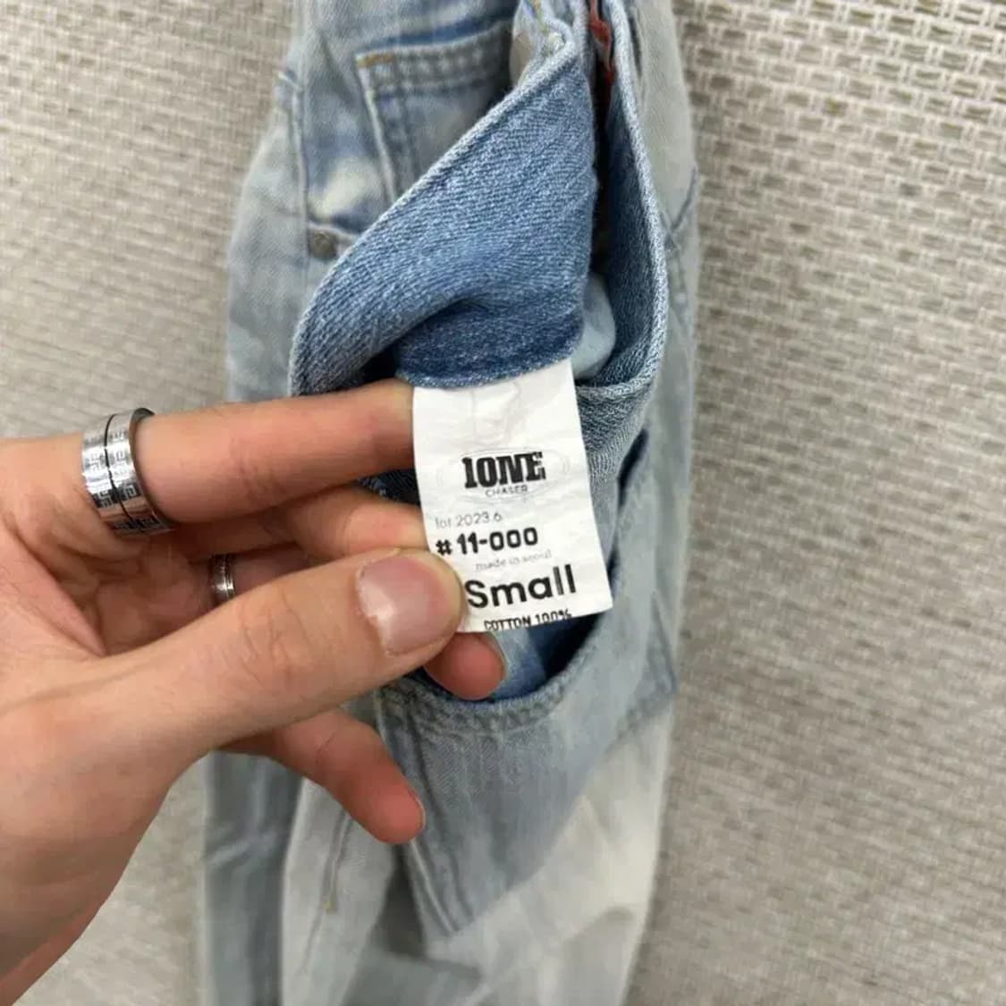 만원샵 빈티지 캐주얼 면바지 25인치 M02744 상품이미지5