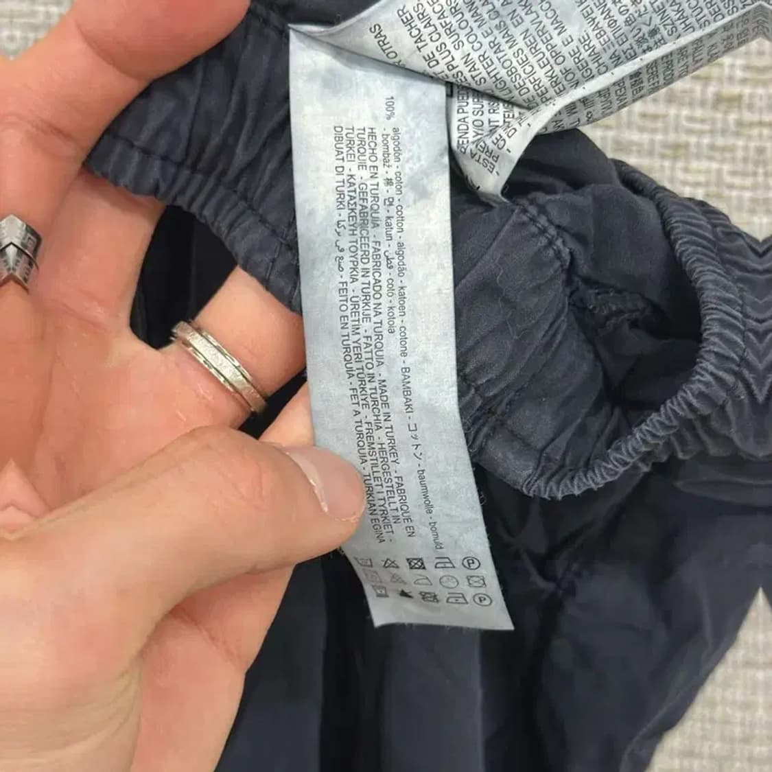 만원샵 자라 블랙 조거팬츠 25인치 M03022 상품이미지4