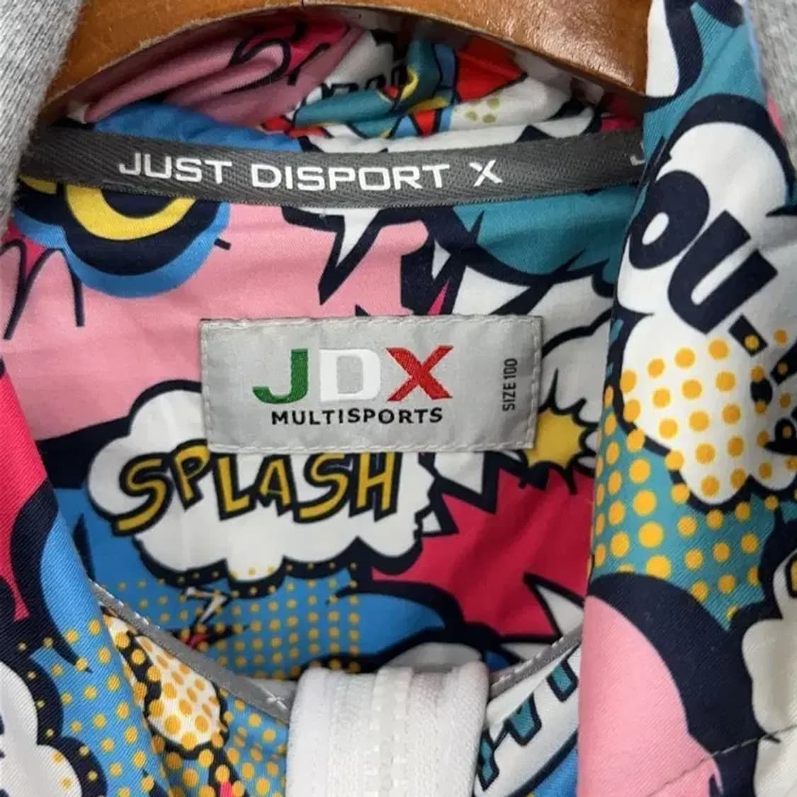만원샵 JDX 골프 캐주얼 패턴 후드집업 95 M03883 상품이미지3