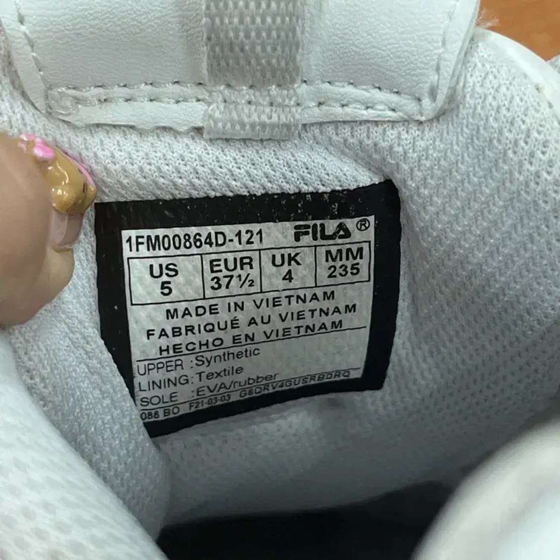 필라 디스럽터 2 스니커즈 운동화 235 G06753 상품이미지5