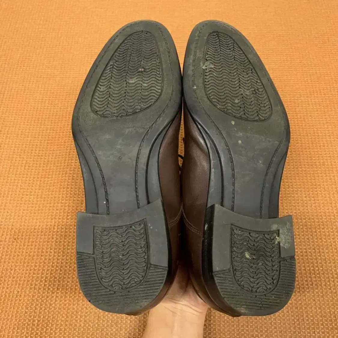 무크 브라운 로퍼 남자 정장 구두 신발 250 G08380 상품이미지4