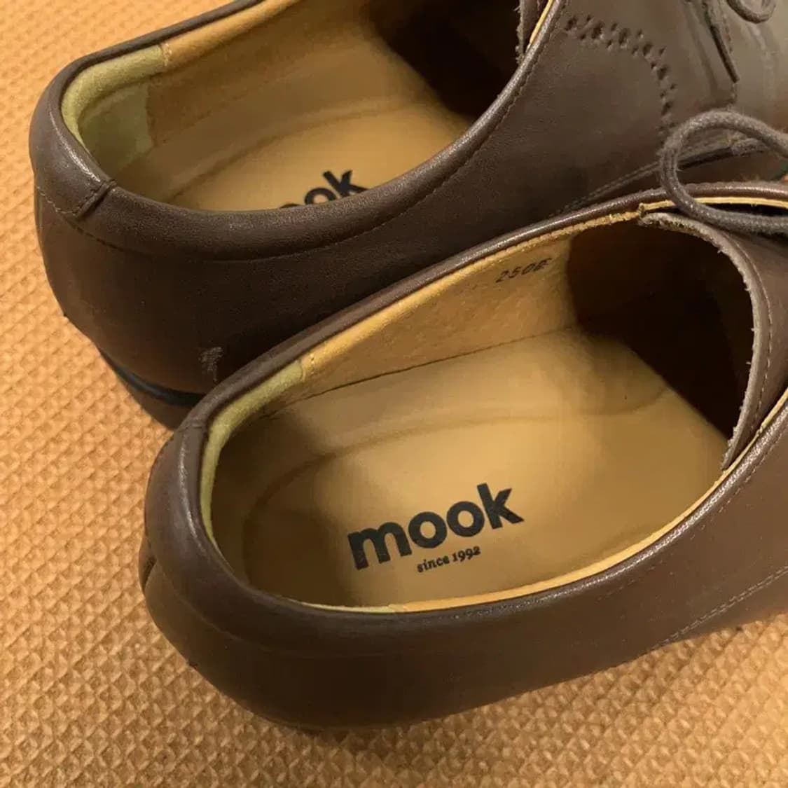 무크 브라운 로퍼 남자 정장 구두 신발 250 G08380 상품이미지5