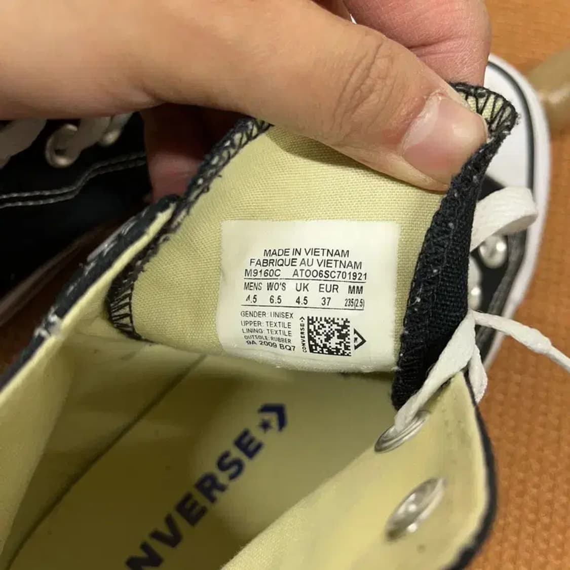 컨버스 척테일러 올스타 하이 스니커즈 운동화 235 G08335 상품이미지5