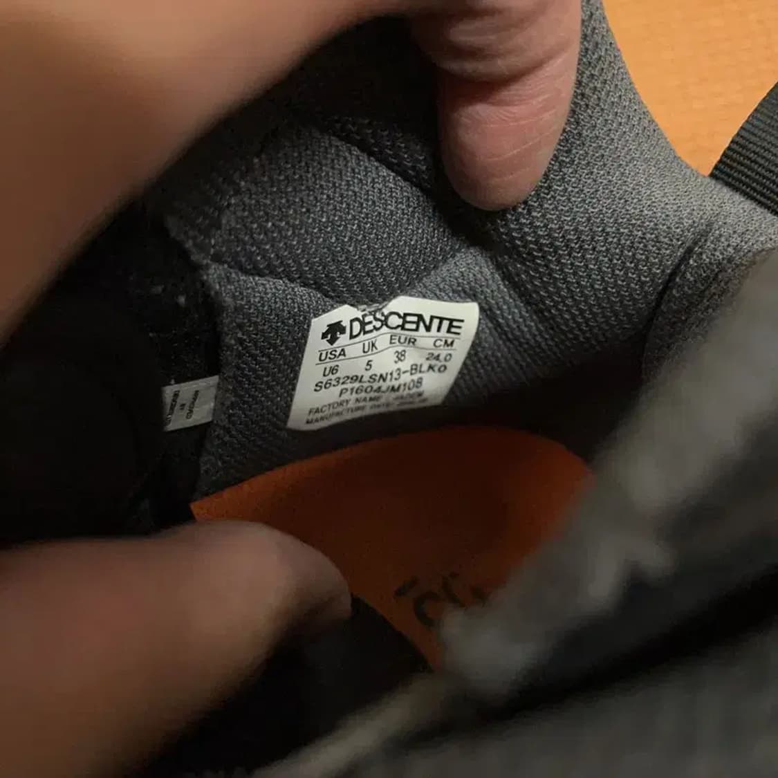 데상트 키높이 하이탑 스니커즈 운동화 240 G08343 상품이미지5