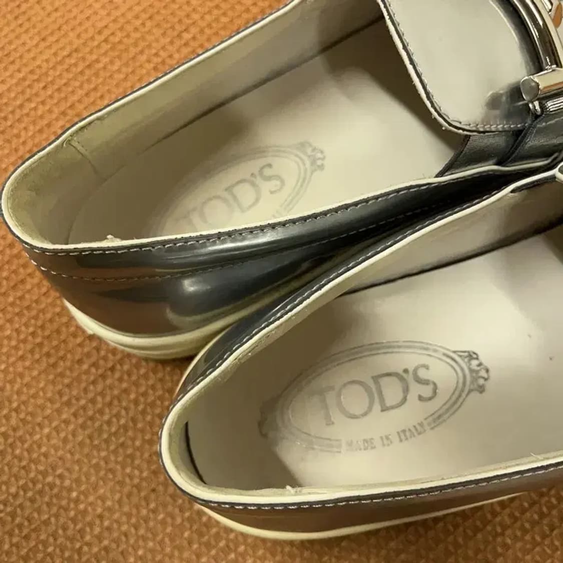 토즈 실버 테슬 슬립온 신발 38 G08368 상품이미지6