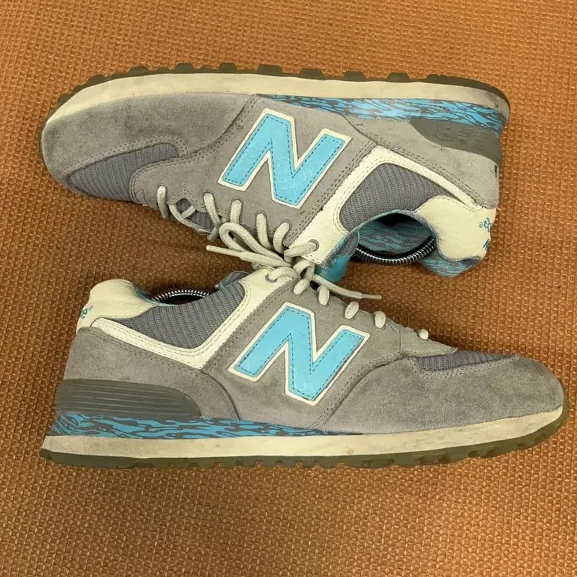 뉴발란스 574 그레이블루 운동화 신발 270 G08374 상품이미지3