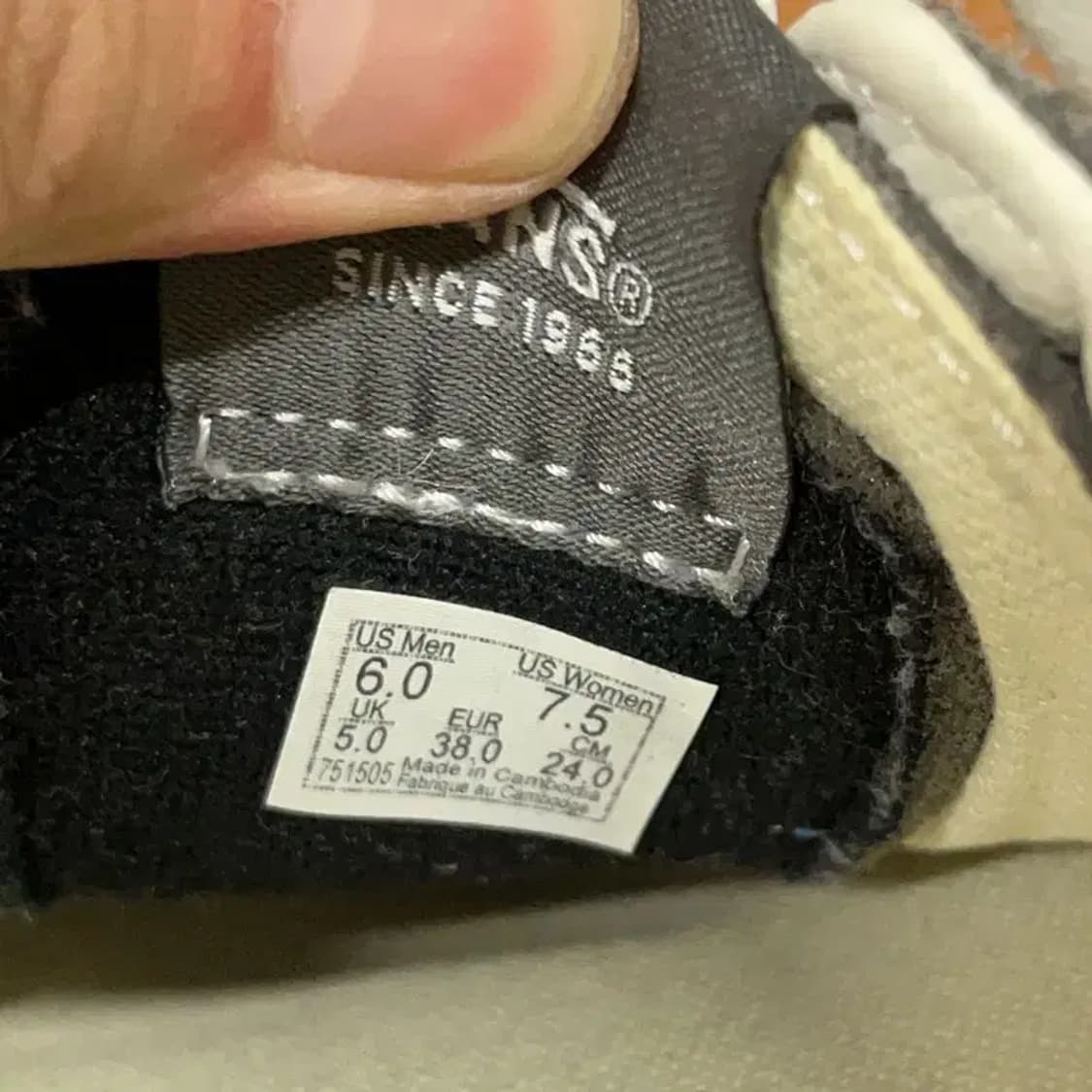 반스 올드스쿨 스웨이드 그레이 스니커즈 신발 240 G08377 상품이미지5