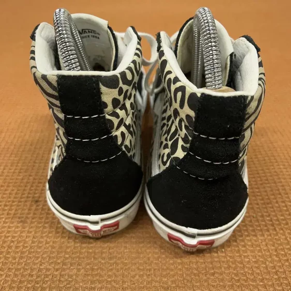 반스 올드스쿨 레오파드 호피 하이 스니커즈 여자 신발 230 G08382 상품이미지2