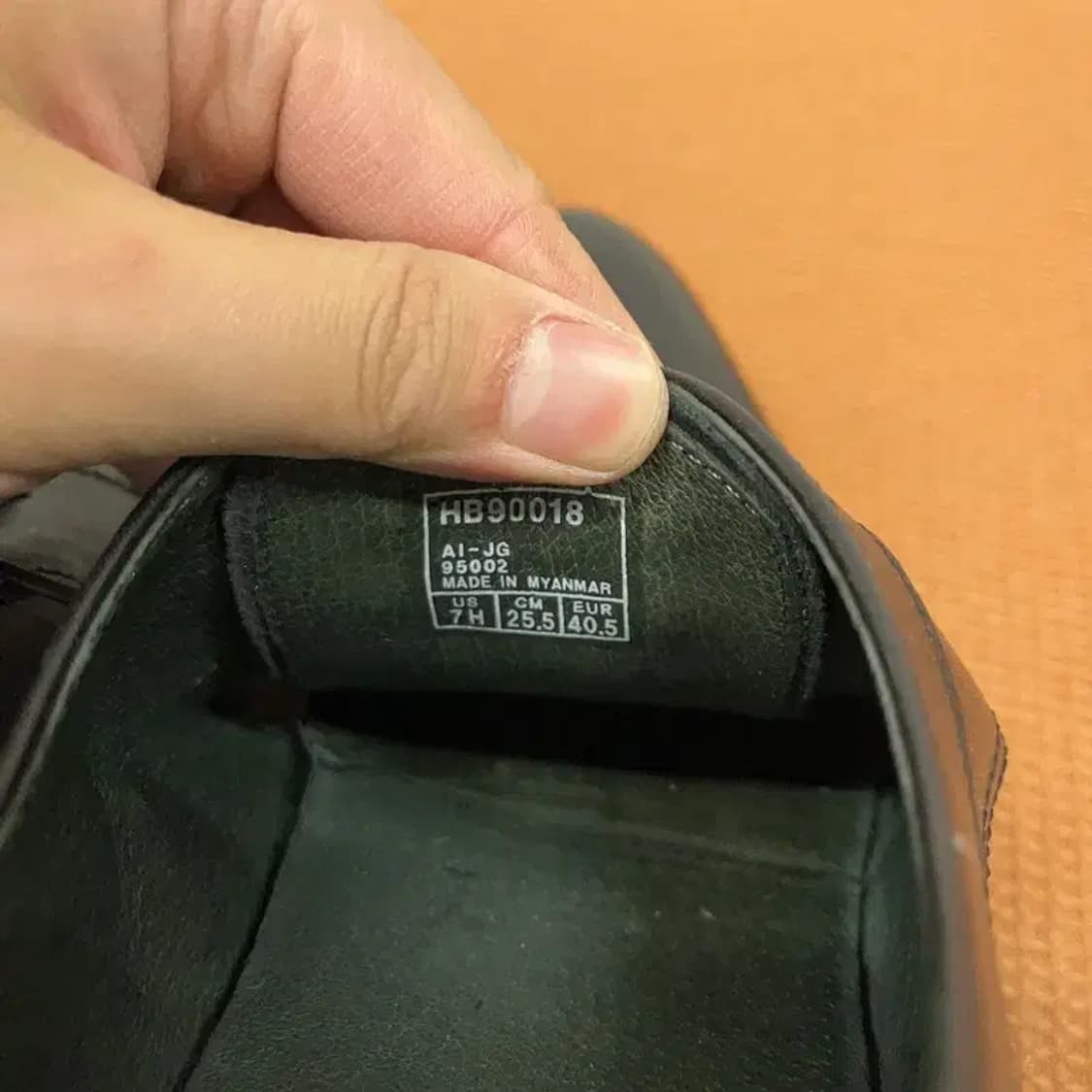 호킨스 블랙 남자 구두 로퍼 신발 255 G08405 상품이미지5