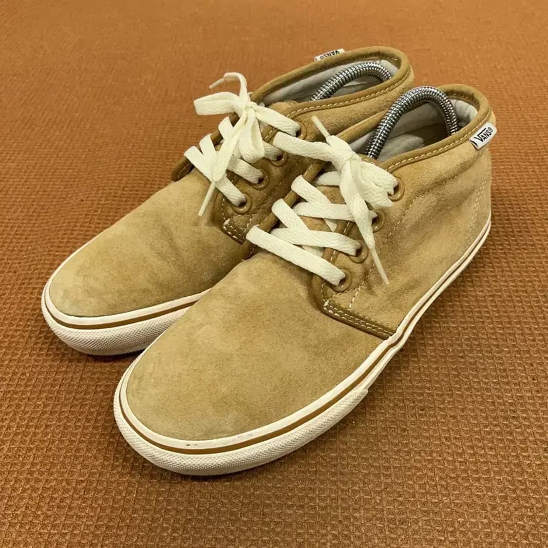 반스 카멜 가죽 하이 스니커즈 추카 부츠 여자 신발 240 G08387 상품이미지1