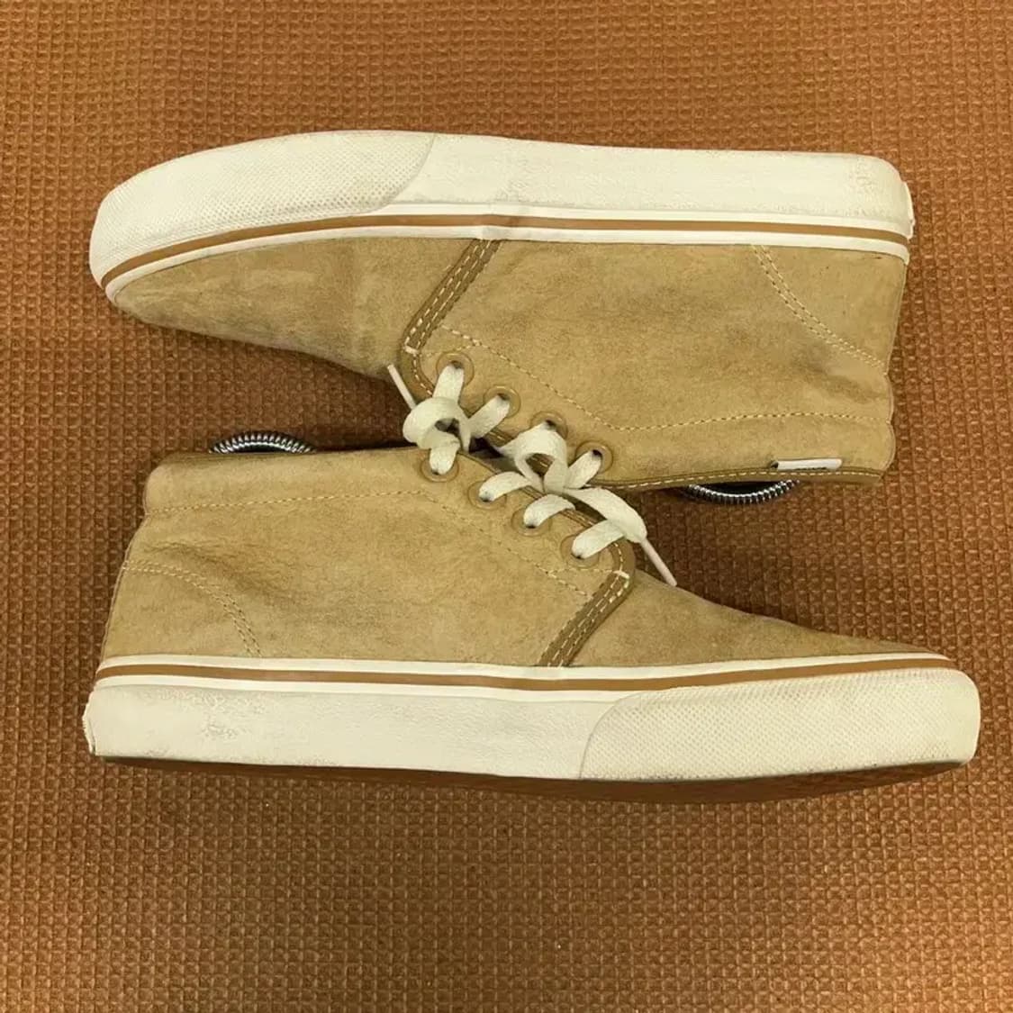 반스 카멜 가죽 하이 스니커즈 추카 부츠 여자 신발 240 G08387 상품이미지3