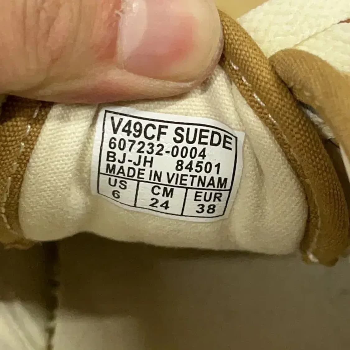 반스 카멜 가죽 하이 스니커즈 추카 부츠 여자 신발 240 G08387 상품이미지5