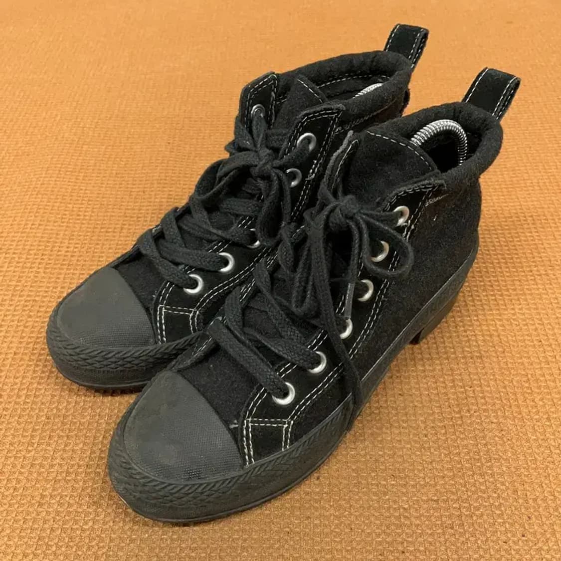 컨버스 블랙 하이 스니커즈 여자 신발 230 G08425 상품이미지1