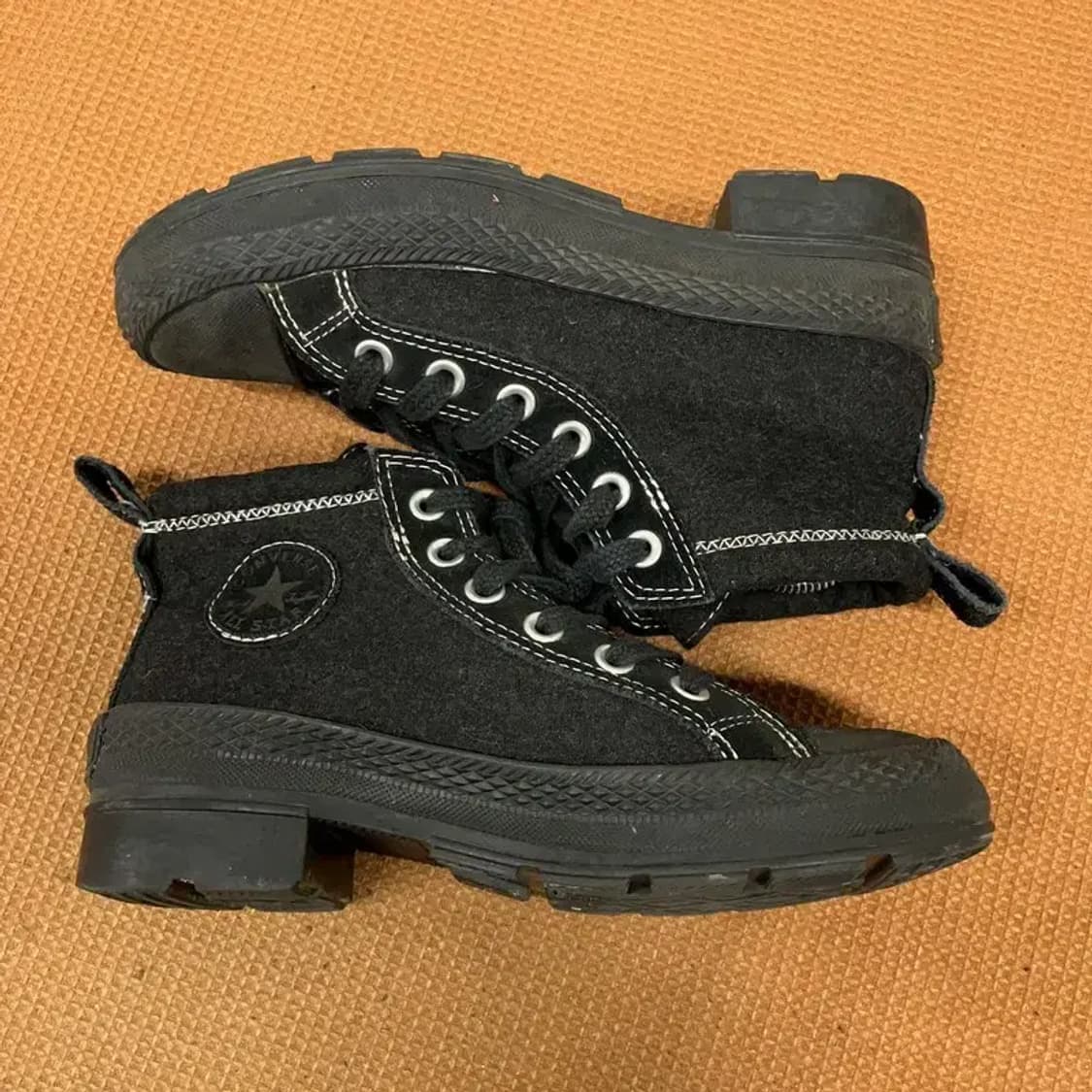 컨버스 블랙 하이 스니커즈 여자 신발 230 G08425 상품이미지3