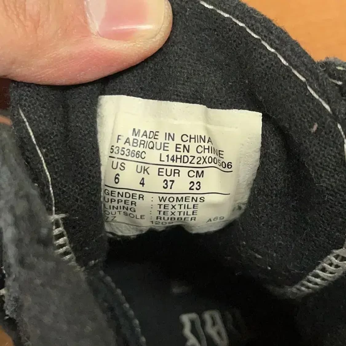 컨버스 블랙 하이 스니커즈 여자 신발 230 G08425 상품이미지4