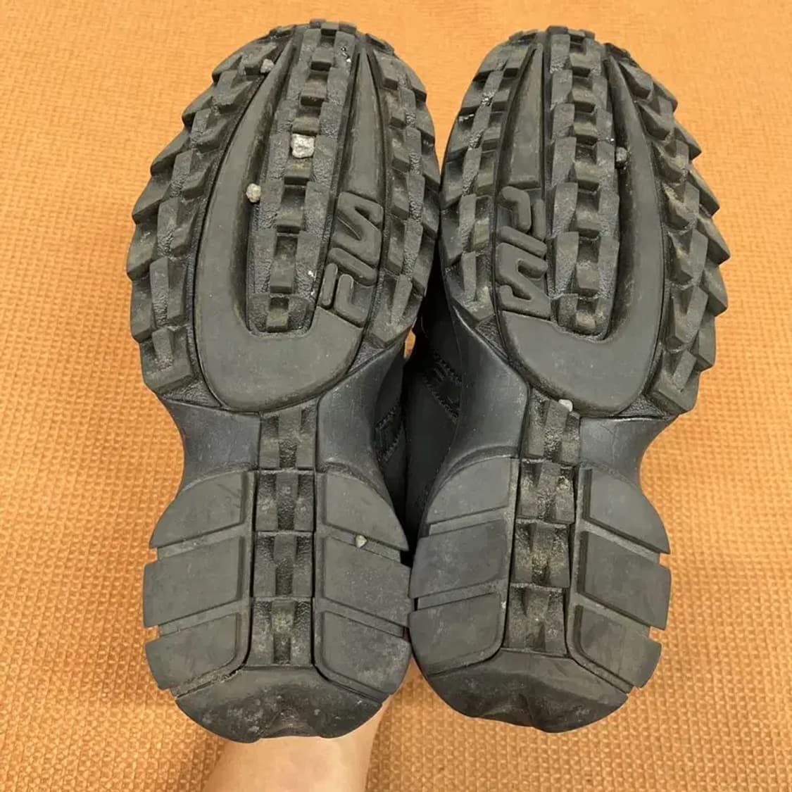 필라 FILA 블랙 어글리슈즈 운동화 신발 250 G08438 상품이미지4