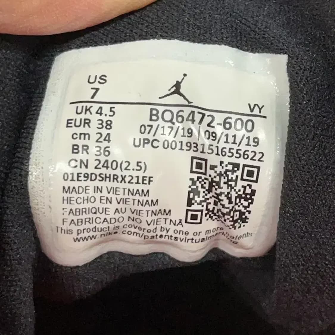 나이키 에어조던 1 미드 우먼스 검빨 스니커즈 신발 240 G08440 상품이미지5