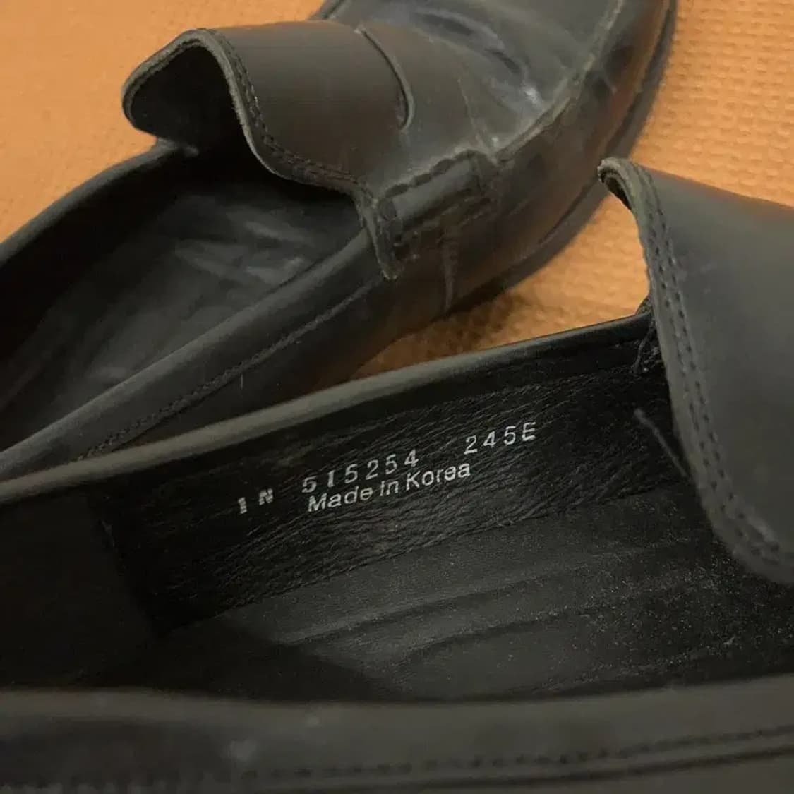 탠디 블랙 가죽 로퍼 정장구두 신발 245 G08462 상품이미지5
