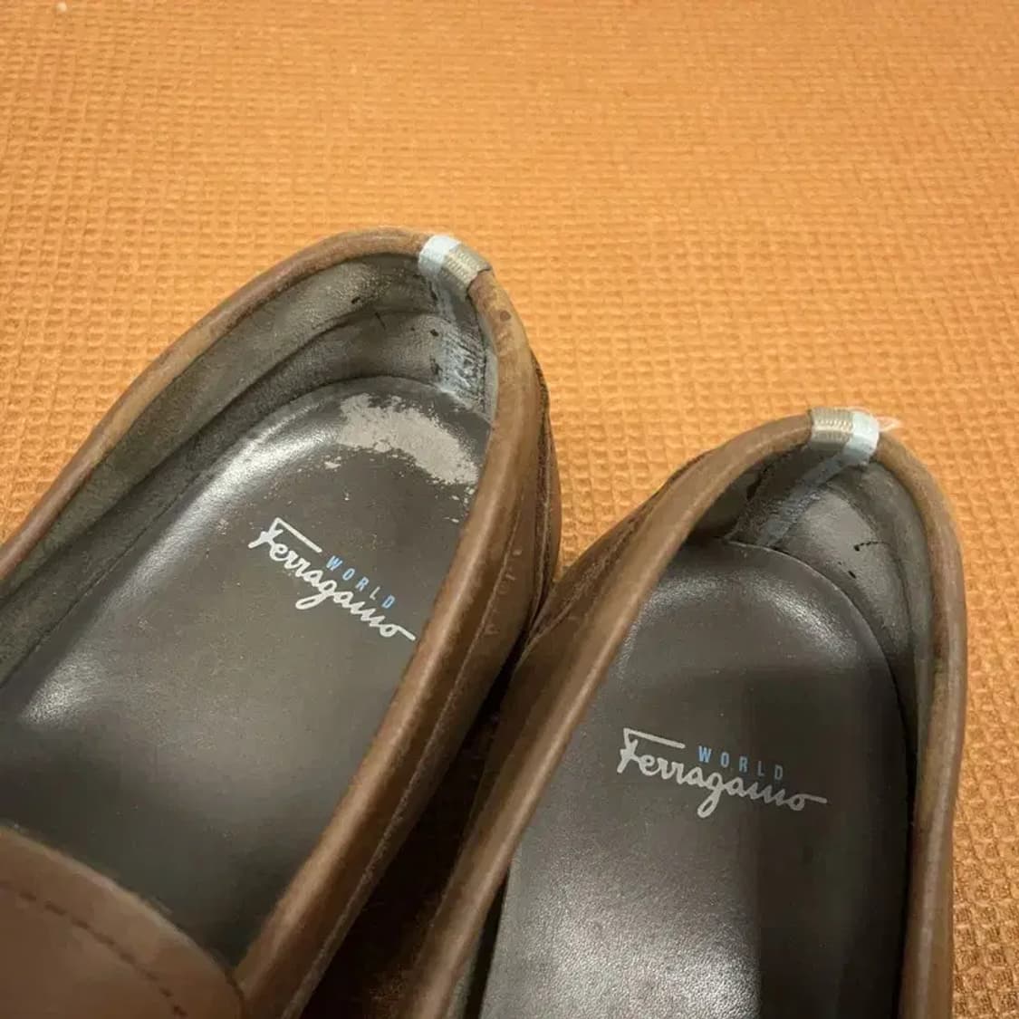 페라가모 빈티지 남성 정장구두 페니 로퍼 6.5 G08481 상품이미지6