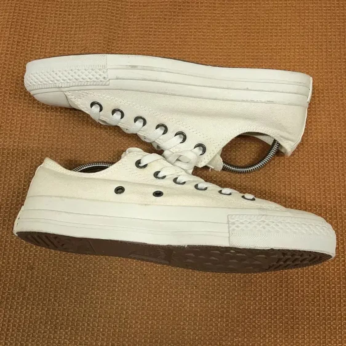 컨버스 화이트 로우 스니커즈 신발 250 G08477 상품이미지3