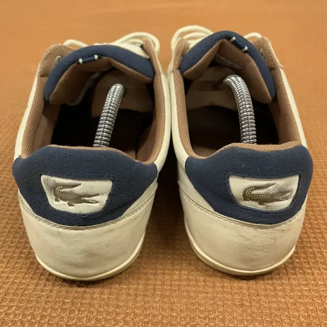 라코스테 화이트 스니커즈 운동화 UK9 G08523 상품이미지2