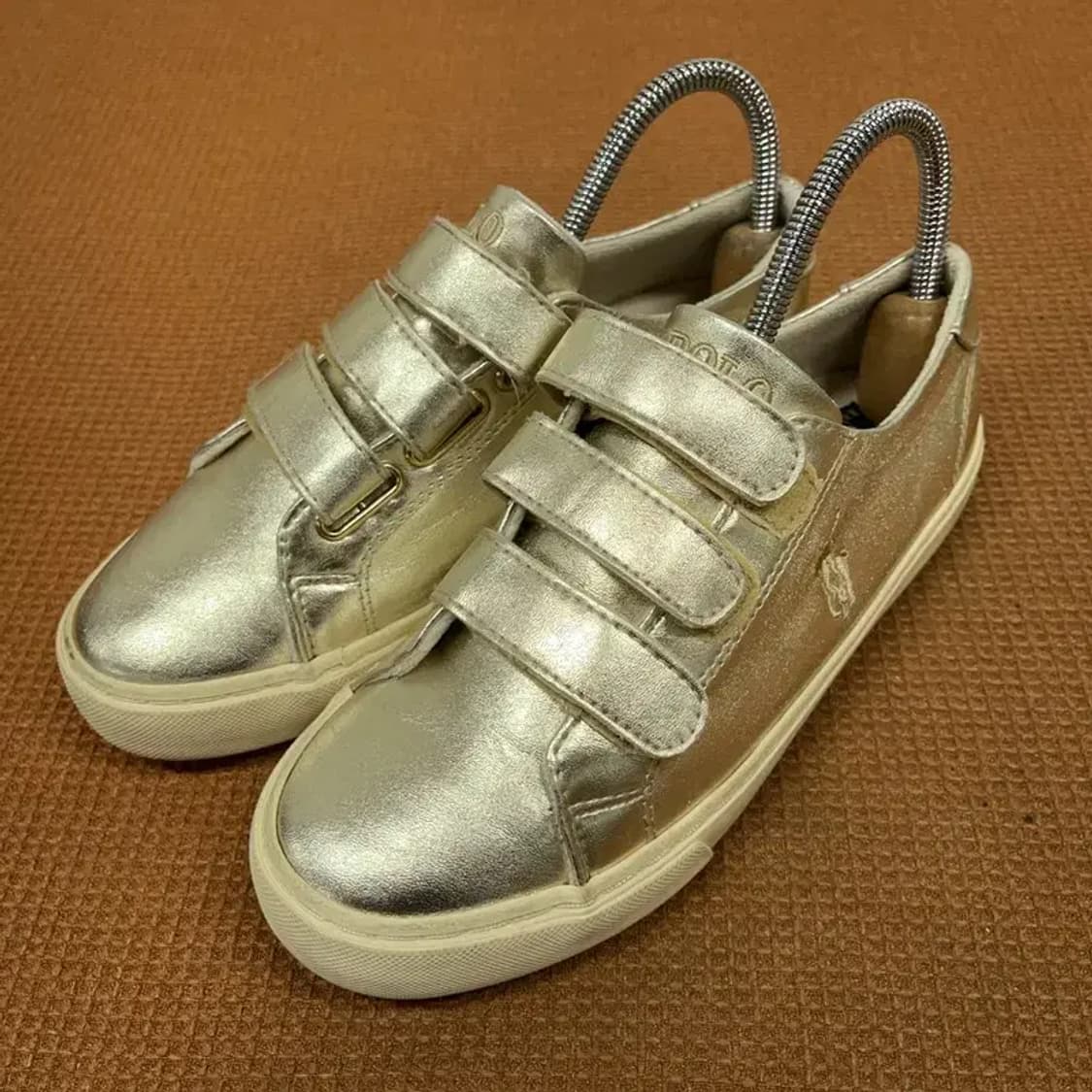 폴로 랄프로렌 실버 벨크로 스니커즈 운동화 235 G08539 상품이미지1