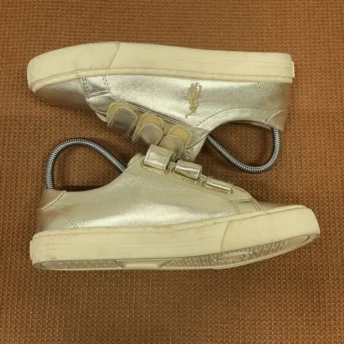 폴로 랄프로렌 실버 벨크로 스니커즈 운동화 235 G08539 상품이미지3