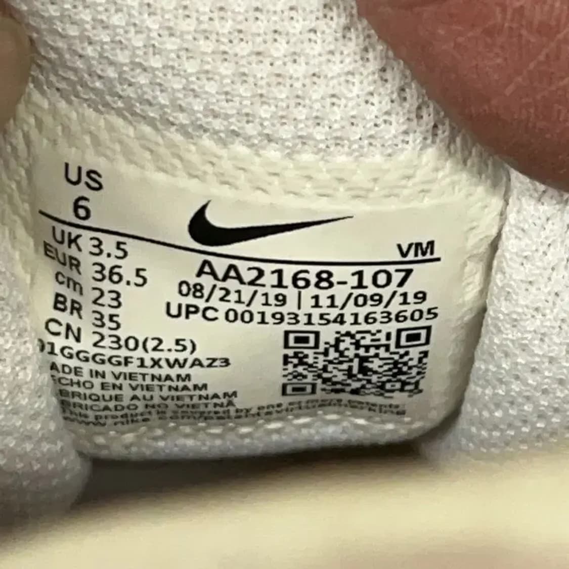 나이키 에어맥스 엑시스 운동화 230 G08541 상품이미지5