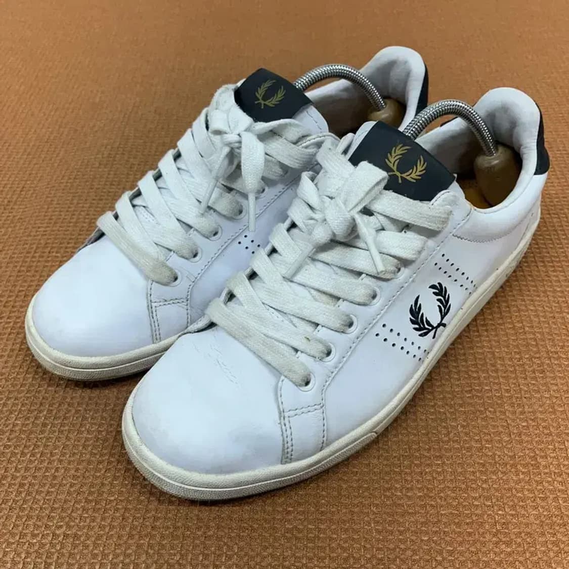 프레드페리 캐쥬얼 레더 스니커즈 운동화 270 G08559 상품이미지1