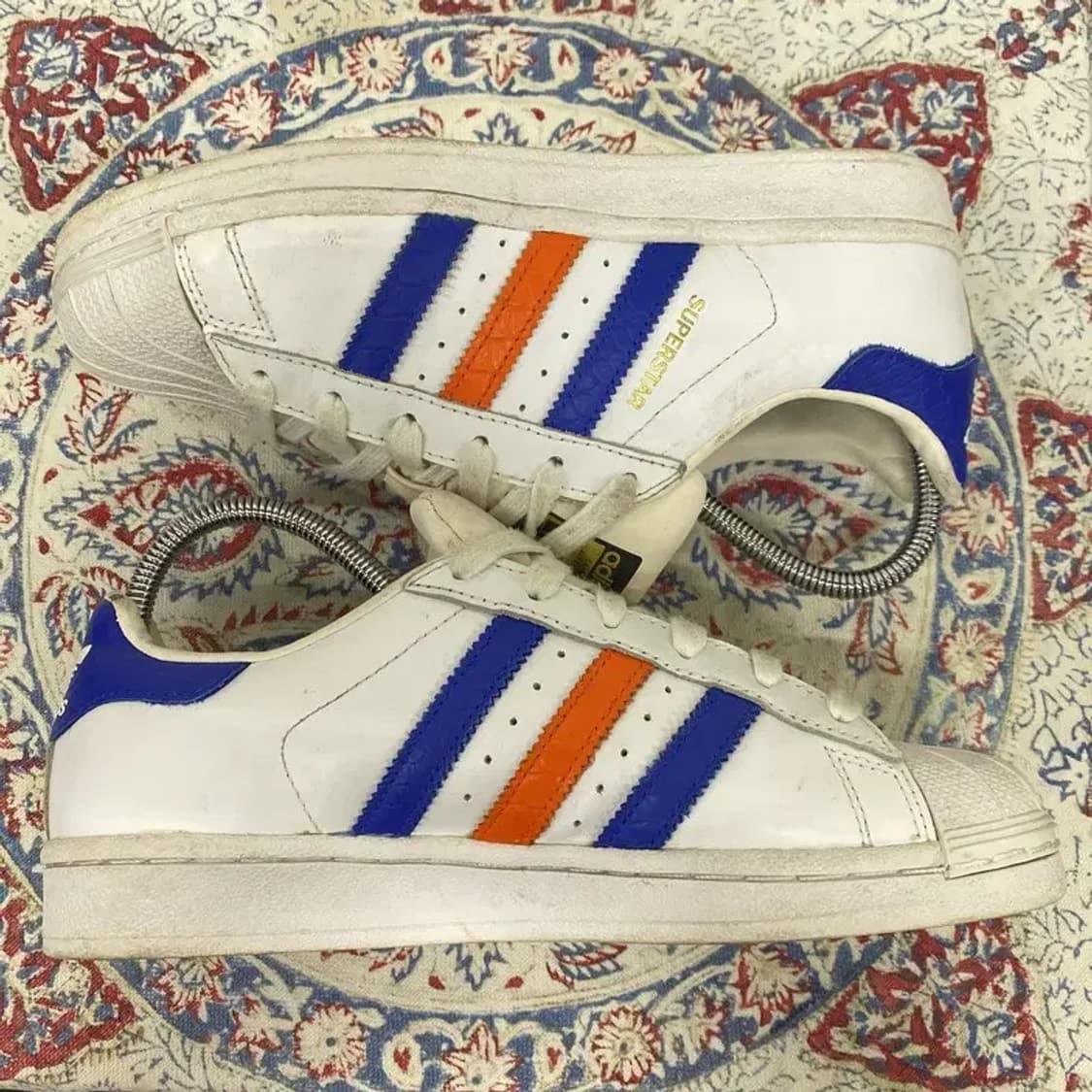 아디다스 슈퍼스타 이스트리버 화이트 스니커즈 225 E00003 상품이미지3