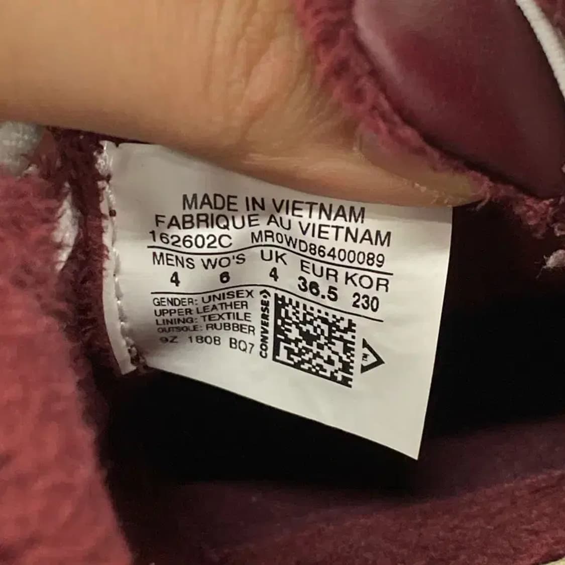 컨버스 원스타 스트리트 워머 스니커즈 230 E00006 상품이미지5