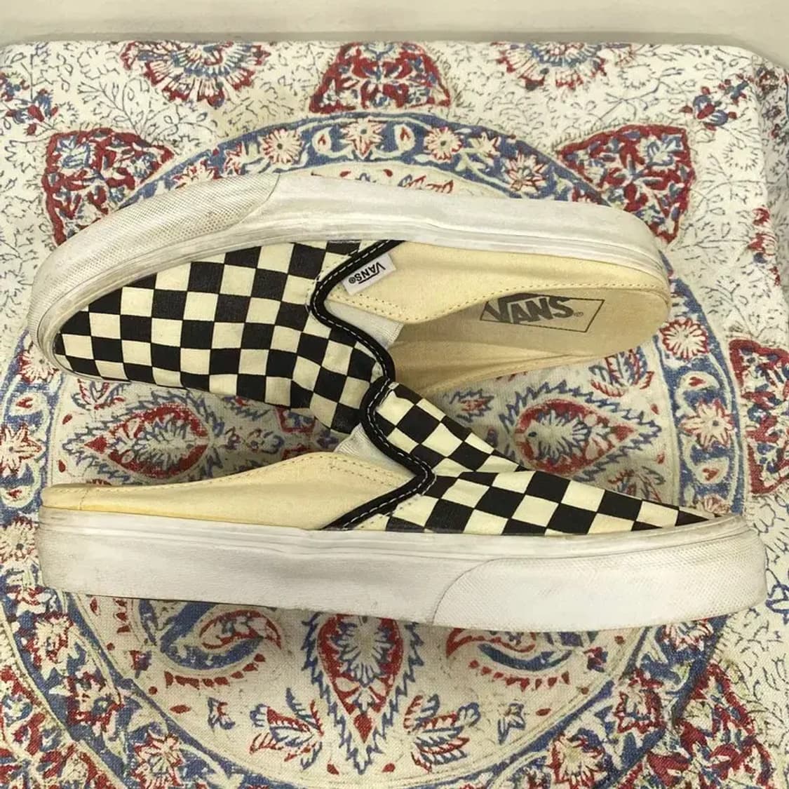 반스 체커보드 뮬 신발 245 E00008 상품이미지3