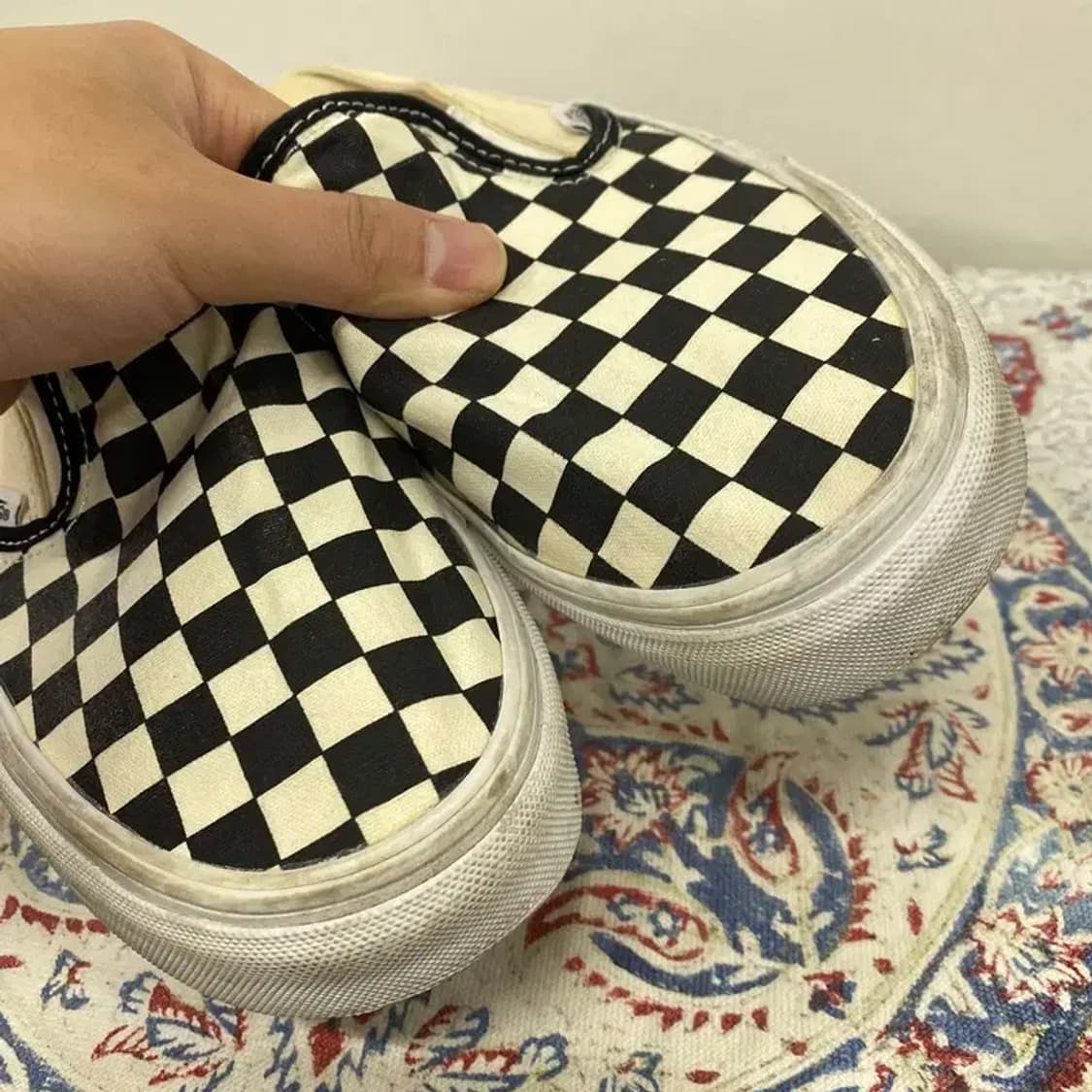 반스 체커보드 뮬 신발 245 E00008 상품이미지6