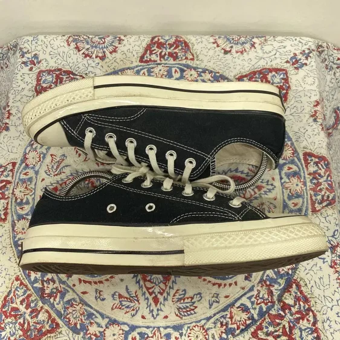 컨버스 척테일러 올스타 하이 블랙 스니커즈 255 E00014 상품이미지3