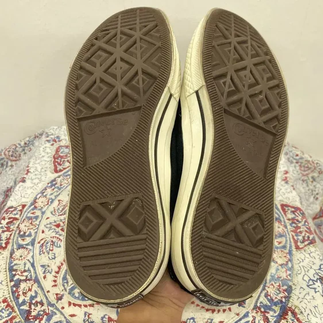 컨버스 척테일러 올스타 하이 블랙 스니커즈 255 E00014 상품이미지4