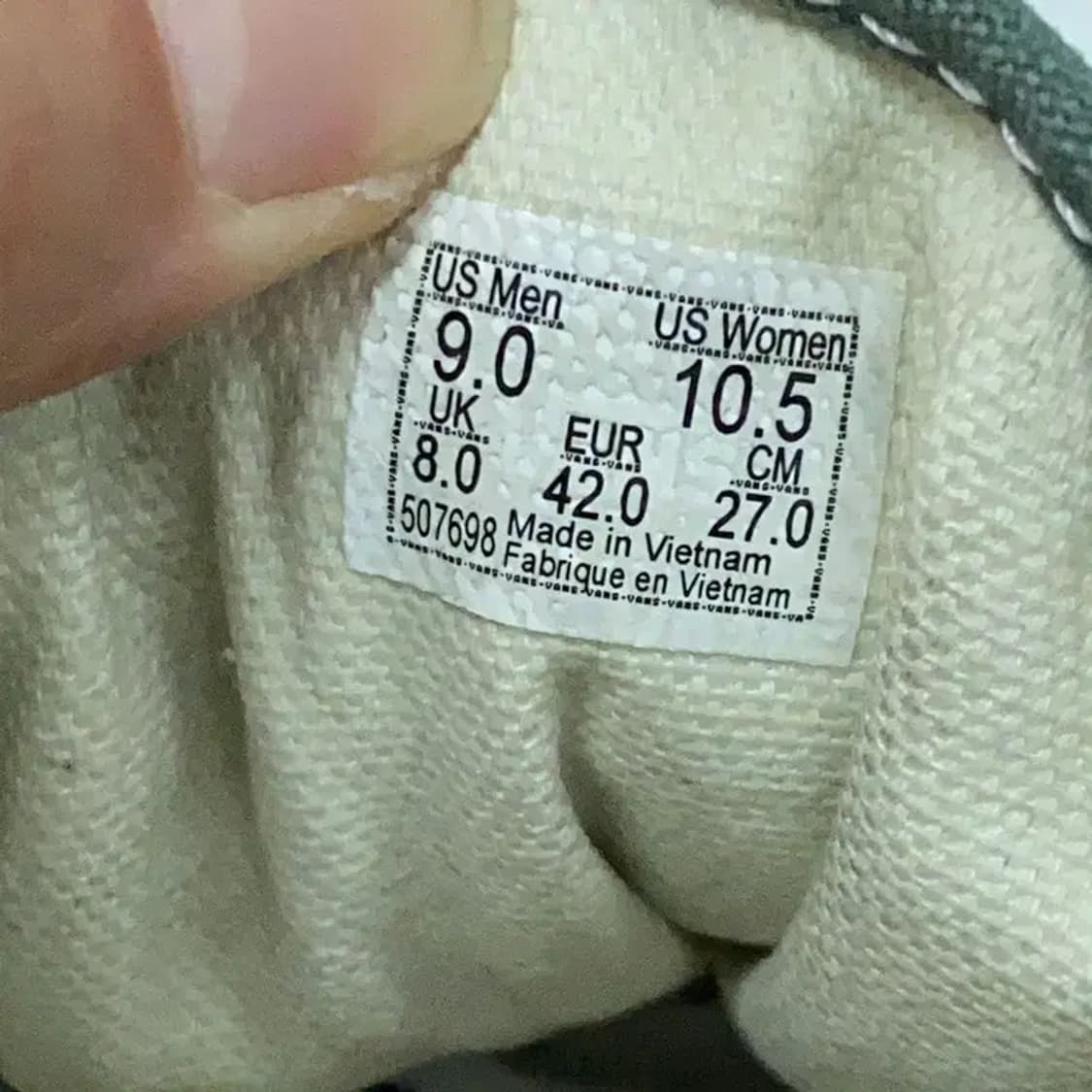 반스 올드스쿨 스니커즈 운동화 270 E00034 상품이미지5