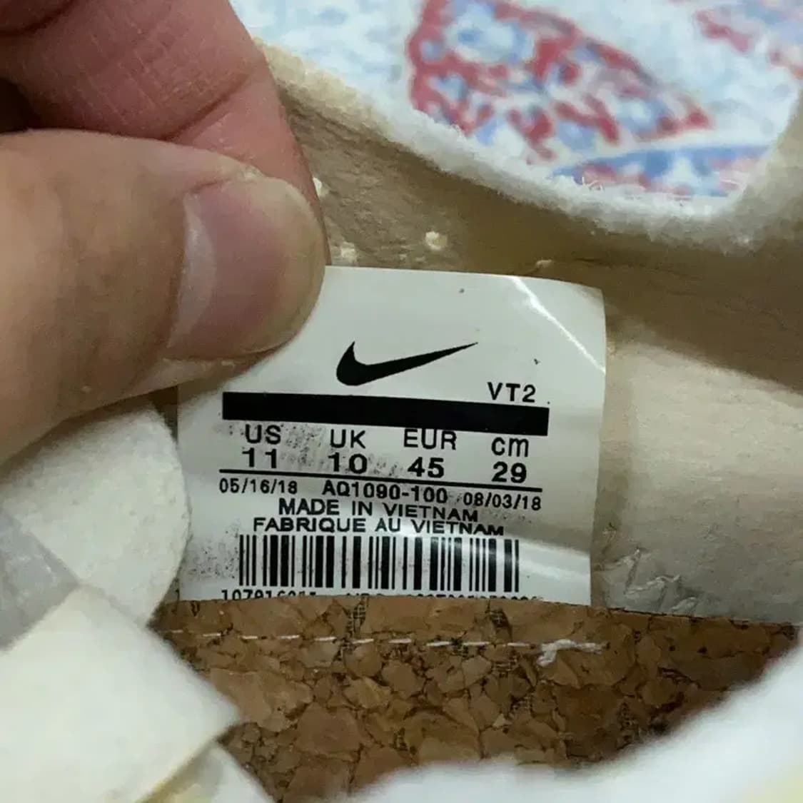 나이키 X 언더커버 리액트 엘리먼트 87 런닝화 290 E00038 상품이미지5