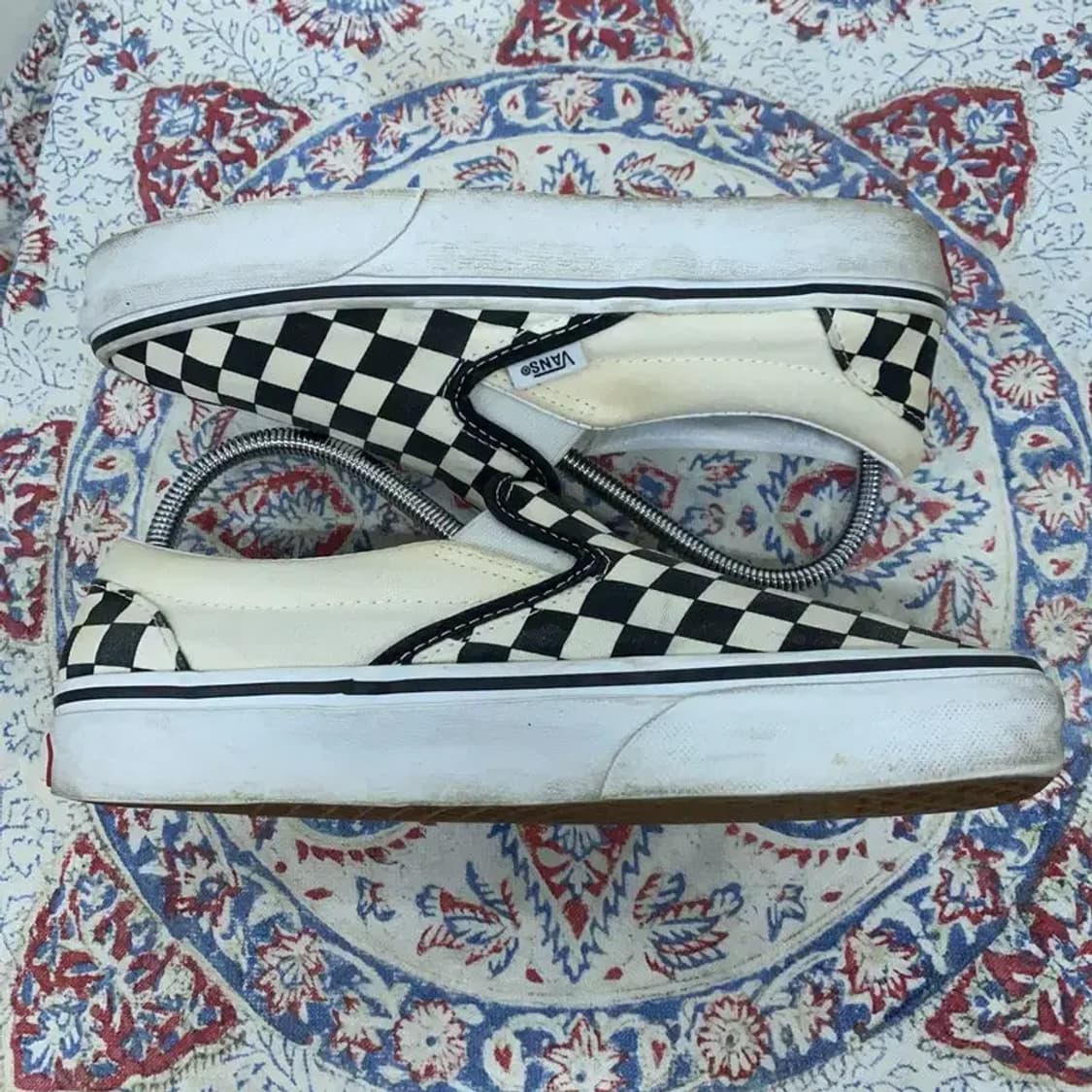 반스 체커보드 슬립온 신발 240 E00051 상품이미지3