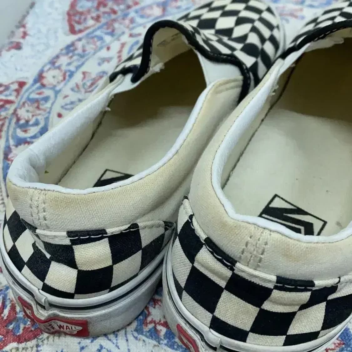 반스 체커보드 슬립온 신발 240 E00051 상품이미지6