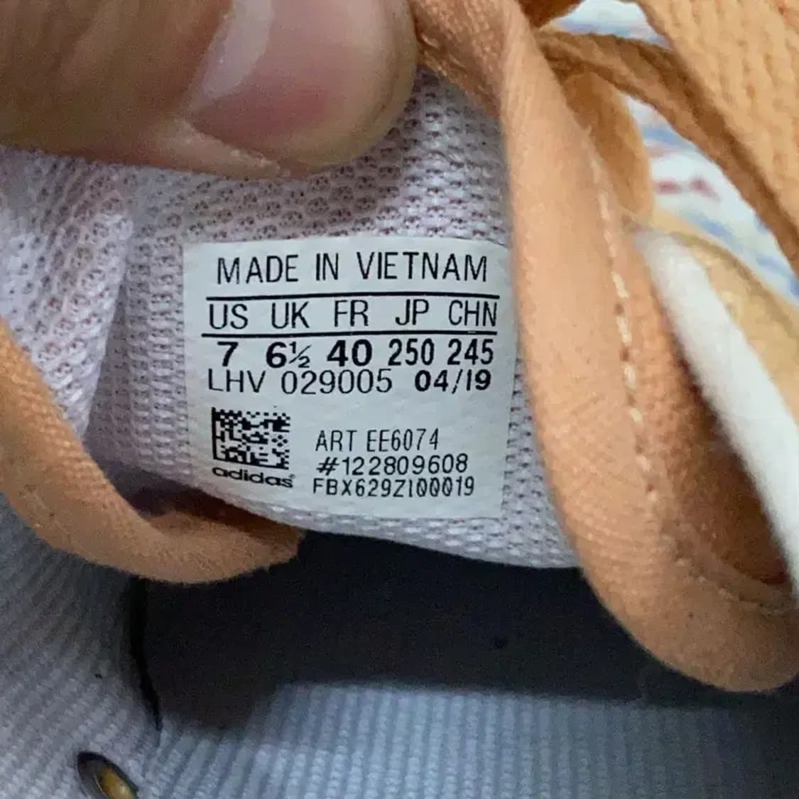 아디다스 3MC 오렌지 오리지널 스니커즈 250 E00053 상품이미지5