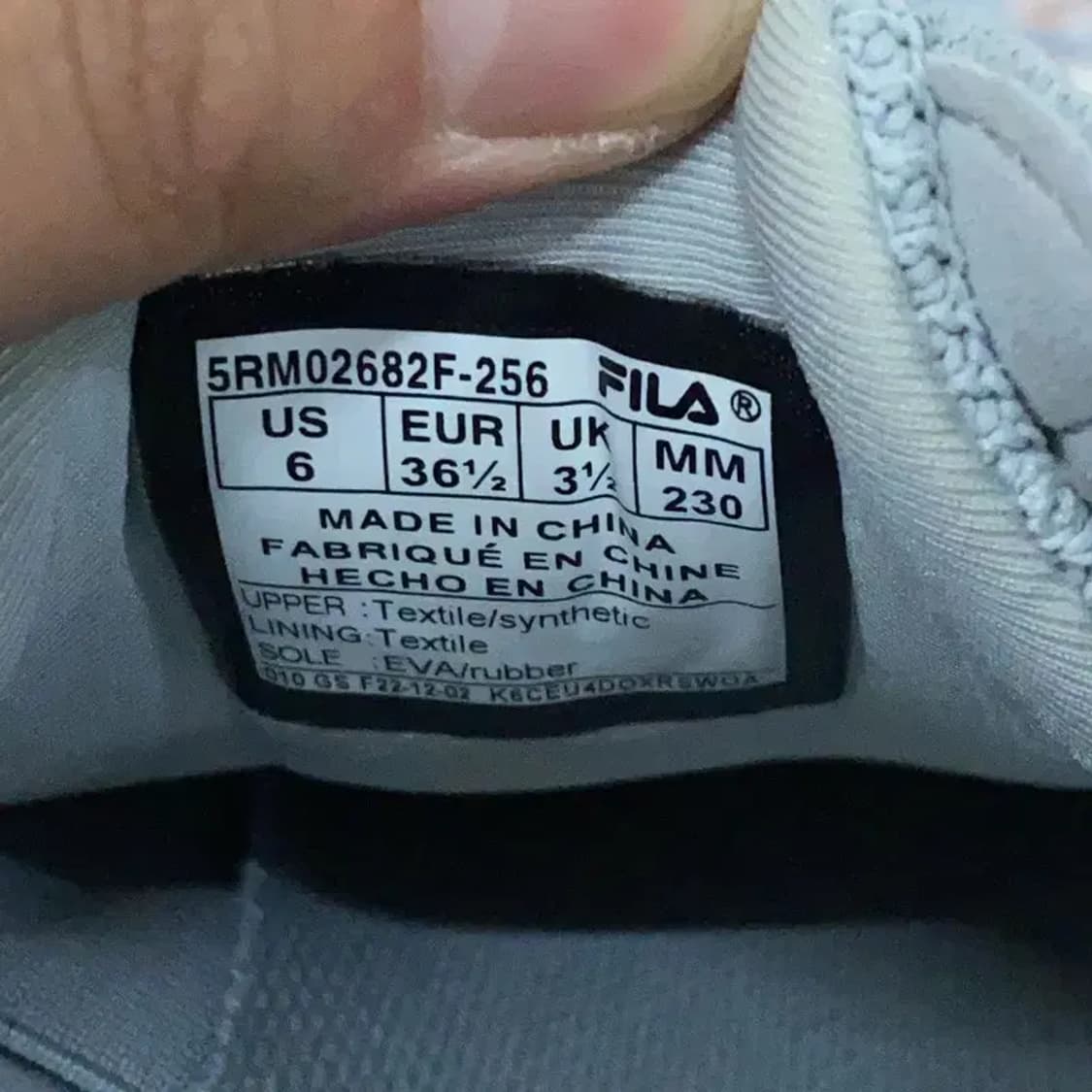 필라 우먼스 런닝화 운동화 신발 230  E00054 상품이미지5