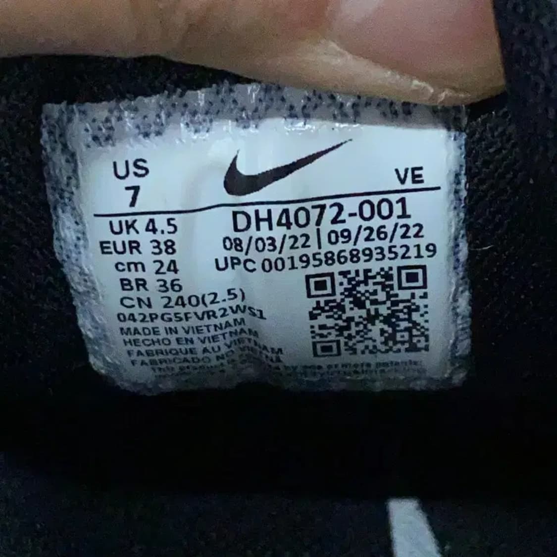 나이키 에어 줌 페가수스 3 런닝화 운동화 240 E00061 상품이미지5