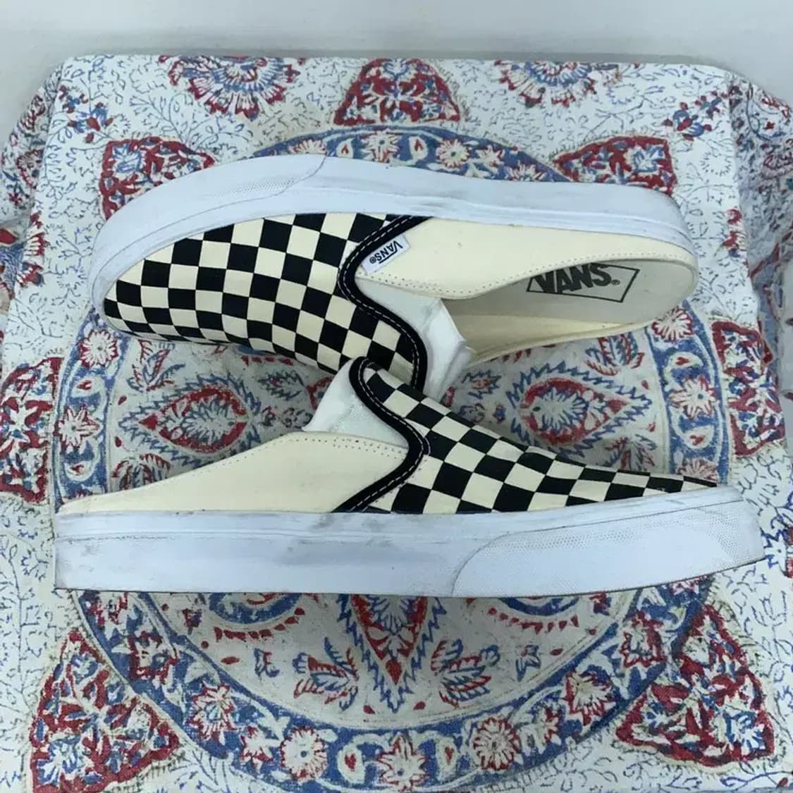 반스 체커보드 뮬 신발 270 E00063 상품이미지3