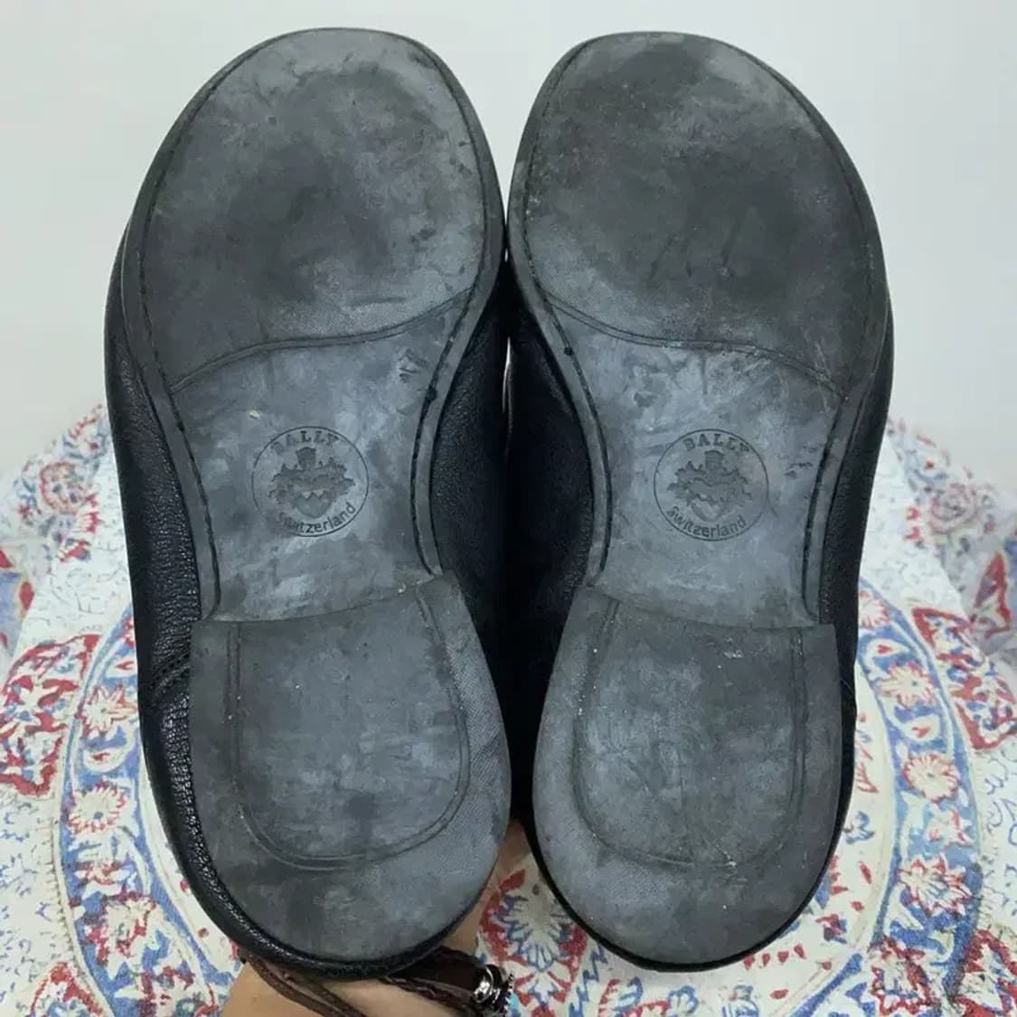 발리 블랙 드라이빙 정장구두 신발 EU7 E00076 상품이미지4