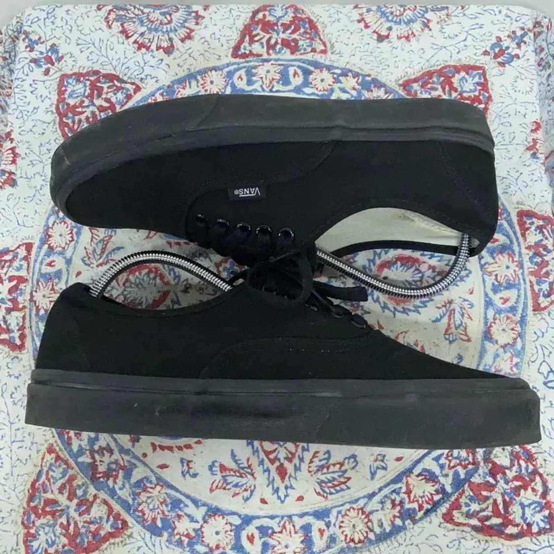 반스 어센틱 트리플블랙 스니커즈 신발 265 E00064 상품이미지3