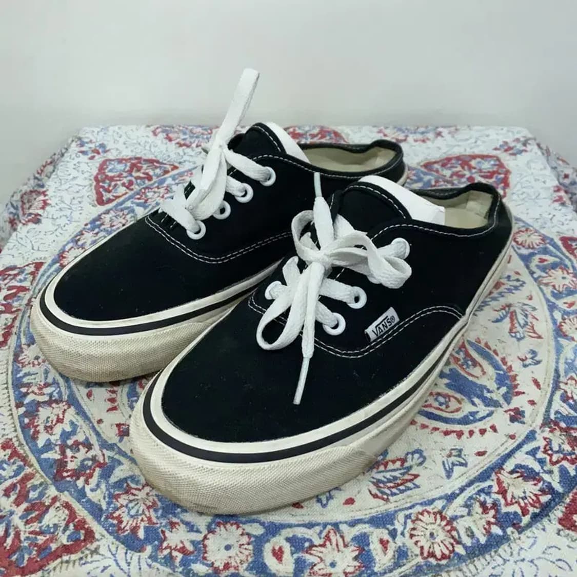 반스 어센틱 블랙 뮬 신발 260 E00070 상품이미지1