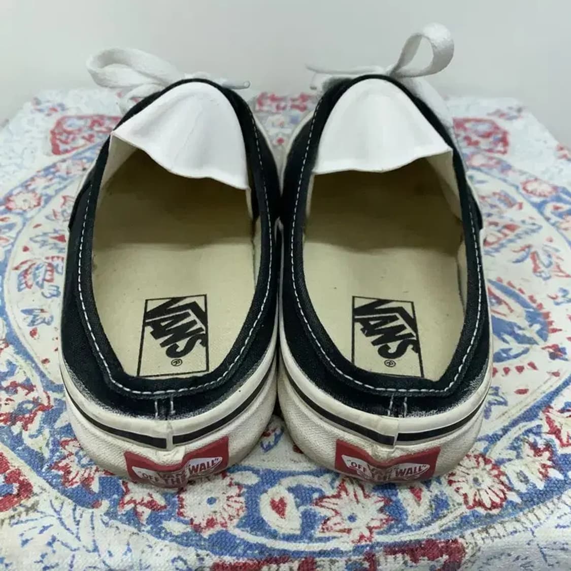 반스 어센틱 블랙 뮬 신발 260 E00070 상품이미지2