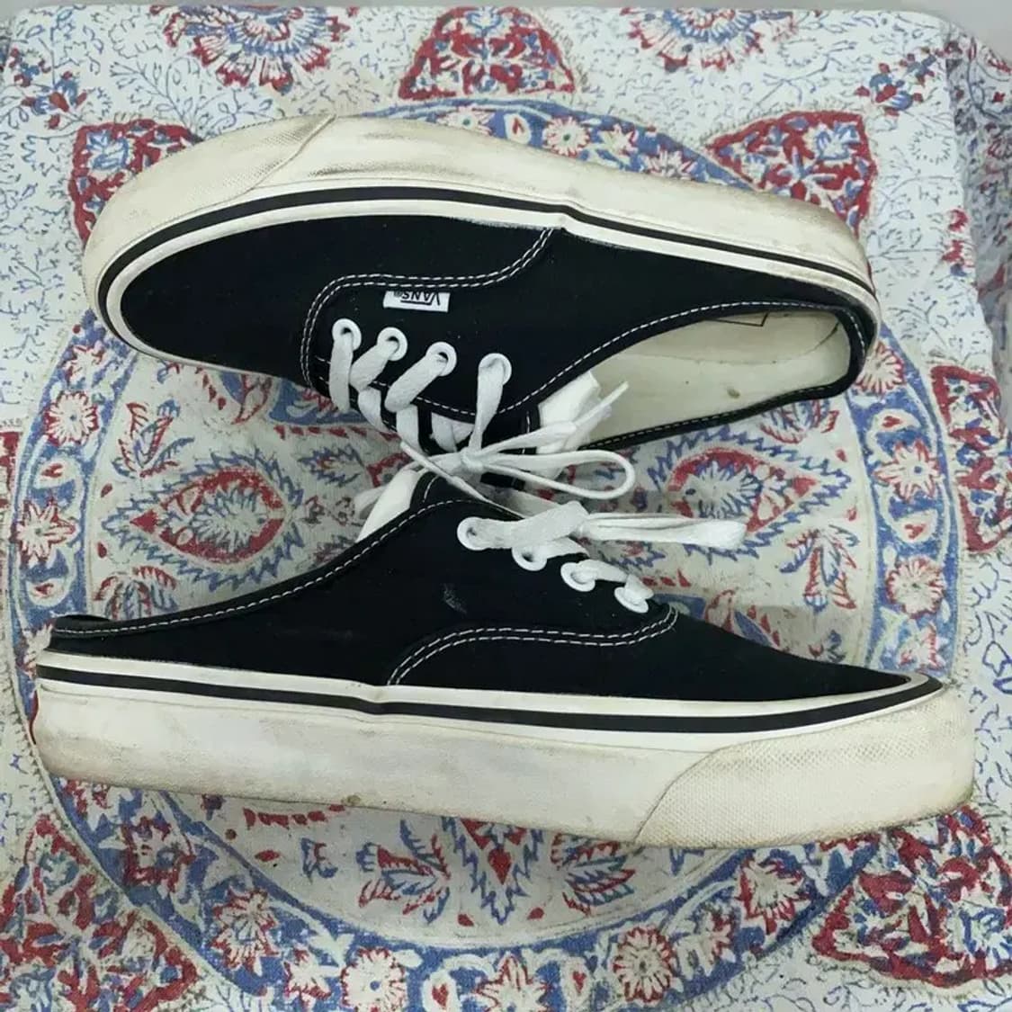 반스 어센틱 블랙 뮬 신발 260 E00070 상품이미지3