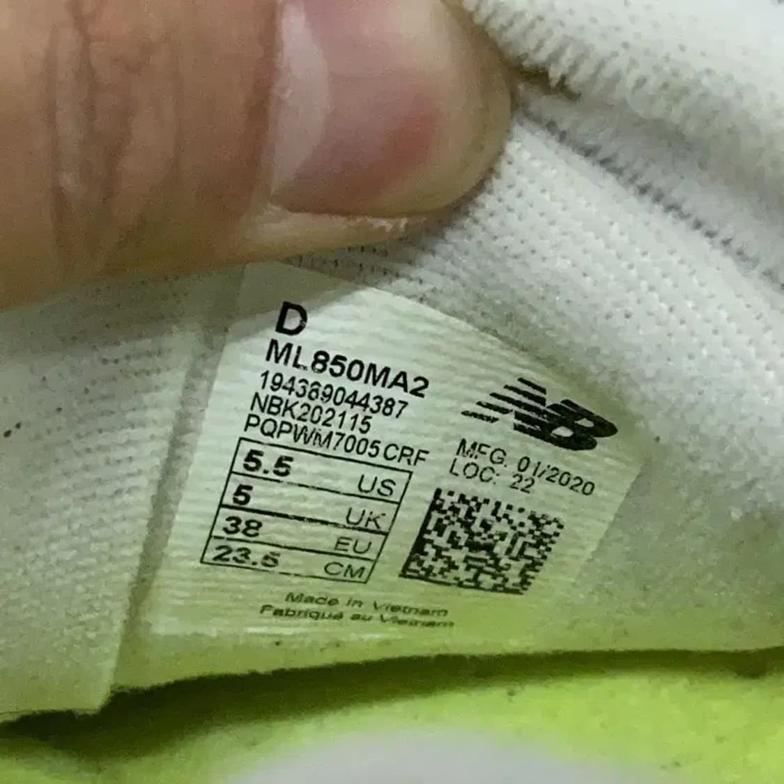 뉴발란스 850 운동화 런닝화 신발 235 E00072 상품이미지5